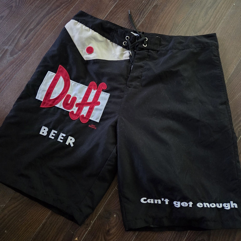 Duff Beer, The Simpsons Calhoun  Shorts Size XL